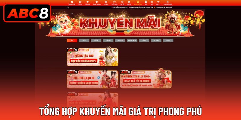 Danh sách các ưu đãi đặc sắc